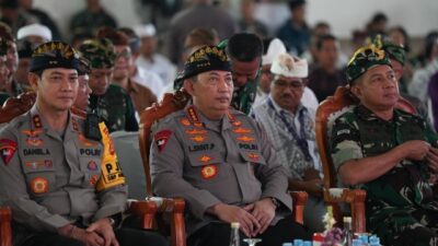 Kapolri Bersama Panglima TNI, Hadiri Do’a Bersama Lintas Agama pada Pilkada Serentak 2024 yang Damai di Bali