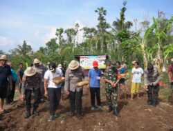 Dukung Ketahanan Pangan, Polsek Karangasem Lounching Gugus Tugas Polri di Banjar Gerobog Seraya