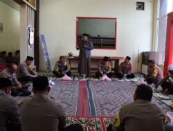 Binrohtal Bagi Personel, Polres Aceh Tengah Gelar Pengajian Alquran Dan Tausyiah