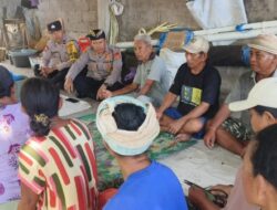 Kapolsek Kubu Laksanakan Giat Jum’at Curhat, Bersama Kelompok Porter di Pantai Banjar Dinas Batudawa Kelod
