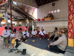 Jumat Curhat, Kapolsek Bebandem Polres Karangasem, Dengar Keluhan Masyarakat di Desa Bebandem