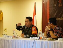 Rakor KPU Jembrana Bersama Kodim 1617/Jembrana, dalam Persiapan Pendistribusian Dan Pengamanan Logistik Pilkada Tahun 2024