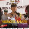 Saat Minggu Kasih, Kapolres Karangasem Serukan Pilkada Damai dan Optimalisasi Lahan Pertanian