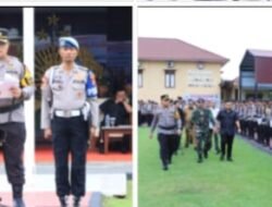 Kapolres Labuhanbatu Pimpin Apel Pergeseran Pasukan Pengamanan Pilkada Serentak 2024