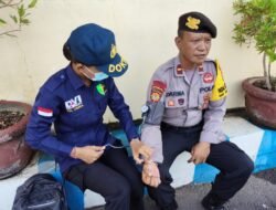 Satgas Dokkes Polres Karangasem, Gelar Pemeriksaan Kesehatan pada Tahapan Masa Tenang Pilkada 2024