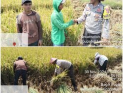 Dukung Asta Cita Presiden Prabowo, Bripka Agus Salim Bantu Petani di Lombok Timur