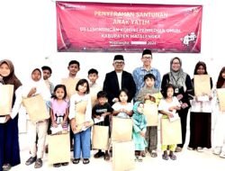 KPU Majalengka Berikan Santunan Anak Yatim Piatu
