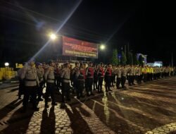Jaga Kamtibmas Wilayah Pasca Pleno Pilkada Tingkat Kabupaten, Polres Aceh Timur Gelar Patroli Gabungan