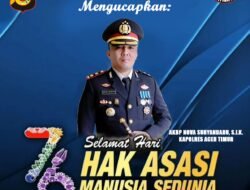 Kapolres Aceh Timur: Keberagaman Dan Kerukunan Pondasi Menuju Indonesia Emas 2045