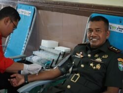 Puncak Hari Juang Kartika, Kodim Aceh Utara Gelar Karya Bhakti Sosial Donor Darah Dan Sunat Massal Gratis.