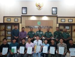 Dandim 0103/Aceh Utara Berikan Apresiasi Dan Penghargaan Kepada Tim Basket Binaan.