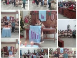 Ibadah perayaan menyambut Natal SD Inpres 12/79 Wangurer Di Laksanakan Di Greja GMIM Tasik Wangurer