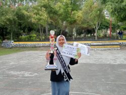 Tulisan kecil dari siswa terbaik Khairunisa Zahra sebagai juara 1 putri Kamtibmas tahun 2024 kabupaten Bener Meriah