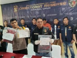 Ditreskrimum Polda Sumsel Amankan Pelaku Pemukulan Kepada Dokter Koas RS.Siti Fatimah Palembang