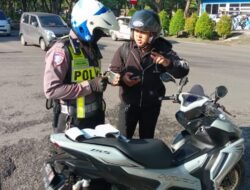 Operasi Lilin Semeru 2024 Polrestabes Surabaya Sita Ratusan Knalpot Tidak Sesuai Spektek