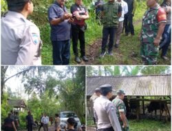 Bhabinkamtibmas Desa Jungutan  Dampingi Dirjen PKH Kementerian Peternakan, dalam Rangka Vaksinasi PMK di Desa Jungutan