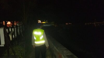 Satuan Polairud Intensifkan Blue Light Patrol, di Seputaran Obyek Wisata Candidasa Cegah Gangguan Kamtibmas