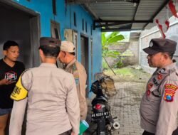 Polsek Kertosono Lakukan Pendampingan Pengecekan dan Pendataan Tempat Kos