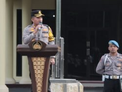 Kapolres Nganjuk Tekankan Integritas dan Dukungan Pada Ketahanan Pangan Dalam Apel Besar