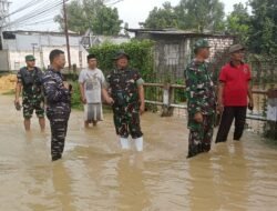 Dandim 0829/Bangkalan Cek Luapan Air Pasca Hujan Deras di Kecamatan Arosbaya
