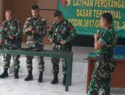 Kodim 0817/Gresik Gelar Latihan Perorangan Dasar Teritorial Untuk Tingkatkan Kemampuan Prajurit