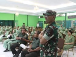 Kodim 0830/Surabaya Utara Gelar Donor Darah Bersama Persit KCK Cabang XLIX Dim 0830