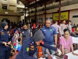 Korban Kebakaran di Kemayoran, Diungsikan ke Posko Polres Metro Jakpus