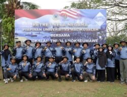 Komandan Lanal Lhokseumawe Buka Retret Bela Negara Pimpinan Universitas Malikussaleh di Posbinpotmar Rancung