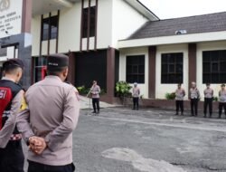 Kabag Ops Pimpin Apel Kesiapan Personel Pengamanan Audensi Para Tenaga Honorer Di DPRK Aceh Tengah