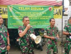 Sosialisasi Penerimaan Prajurit Cata PK Gel. I TNI AD TA 2025 Wilayah Kodim 0817/Gresik