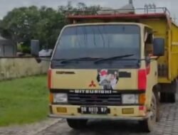 Diduga 8 Truck Bermuatan Timah Ilegal Diamankan Kapolsek Gantung Belitung Timur 