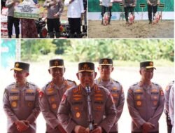 Kapolri Bersama Gubernur Yogyakarta Sri Sultan Hamengku Buwono X Menanam Jagung, di Lahan Tidur uang di Ubah Lahan Produktif 