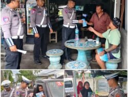 Polres Karangasem Gencarkan, Sosialisasi Keselamatan Berlalu Lintas Jelang Idul Fitri