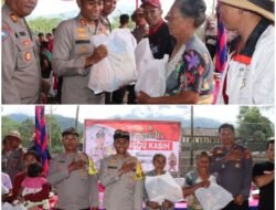 Kasat Binmas Dampingi Kapolres Karangasem, dalam Program Minggu Kasih