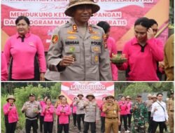 Kapolres Karangasem Launching, Program Pekarangan Pangan Lestari di Bebandem
