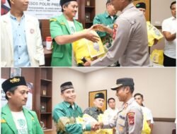 Polres Karangasem Gelar Bakti Sosial  Menyambut Ramadhan Bersama Mahasiswa dan Organisasi Kepemudaan
