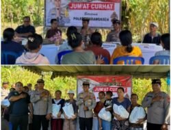 Kasat Binmas Dampingi Kapolres Karangasem, Melaksanakan Program Jum’at Curhat Bersama Masyarakat Desa Seraya Barat