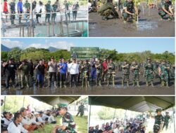 Pangdam Udayana Zamroni, Pimpin Tanam Mangrove di Teluk Terima