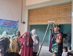 Babinsa dukung posyandu ILP Desa Soket Laok
