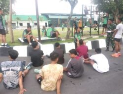Kodim 0817/Gresik Gelar Pembinaan Fisik Bagi Pemuda Calon Tamtama PK TNI-AD
