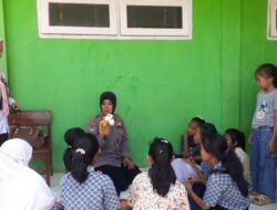 Polres Pasuruan Beri Trauma Healing Anak – anak Korban Bencana Tanah Gerak di Purwodadi