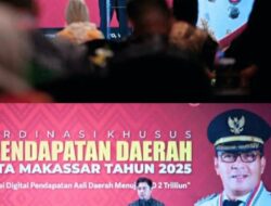 Implementasi dan Inovasi Menuju PAD 2 Triliun di Tahun 2025, Bapenda Kota Makassar Gelar Rakorsus