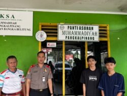 Waka Polres Belitung Timur Kompol Evry Susanto, S.H., S.I.K.,Kunjungi Panti Asuhan Muhammadiyah Pangkal Pinang
