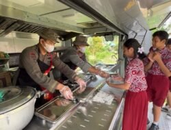 Satgas Madago Raya Terus Tingkatkan Kesejahteraan Anak melalui Makan Bergizi Gratis di Poso