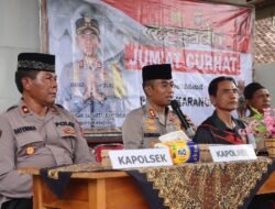 Kapolres Karangasem Gelar Jum’at Curhat, di Lingkungan Bangras