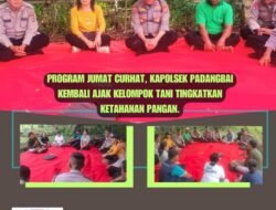 Melalui Program Jum’at Curhat, Kapolsek Padangbai Kembali Ajak Kelompok Tani Tingkatkan Ketahanan Pangan