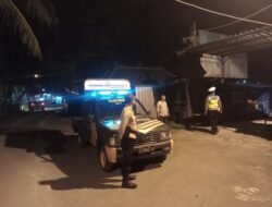 Blue Light Patrol Polsek Padangbai, Jaga Situasi Kamtibmas Agar Tetap Kondusif Diwilayahnya