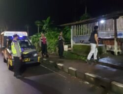Melalui Blue Light Patrol Polsek Bebandem, Himbau Warga untuk Mewaspadai Kejahatan 3C di Wilkum Bebandem