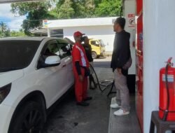 Antisipasi Penyalahgunaan BBM Bersubsidi. Sat Intelkam Polres Karangasem, Memonitoring Beberapa SPBU di Kabupaten Karangasem