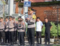 Polres Karangasem Gelar Apel Kesiapan Operasi Mantap Praja, Tahap Pelantikan Kepala Daerah